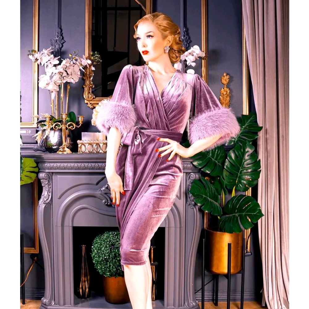 Elle Rebel The 5th Avenue Dress Lavender
